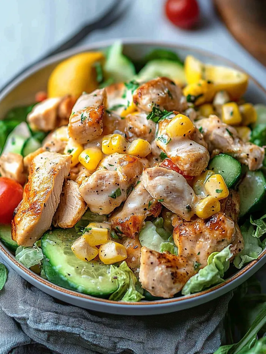 Salade de Poulet Ranch Saine : Une Recette Incroyable Ultime 2