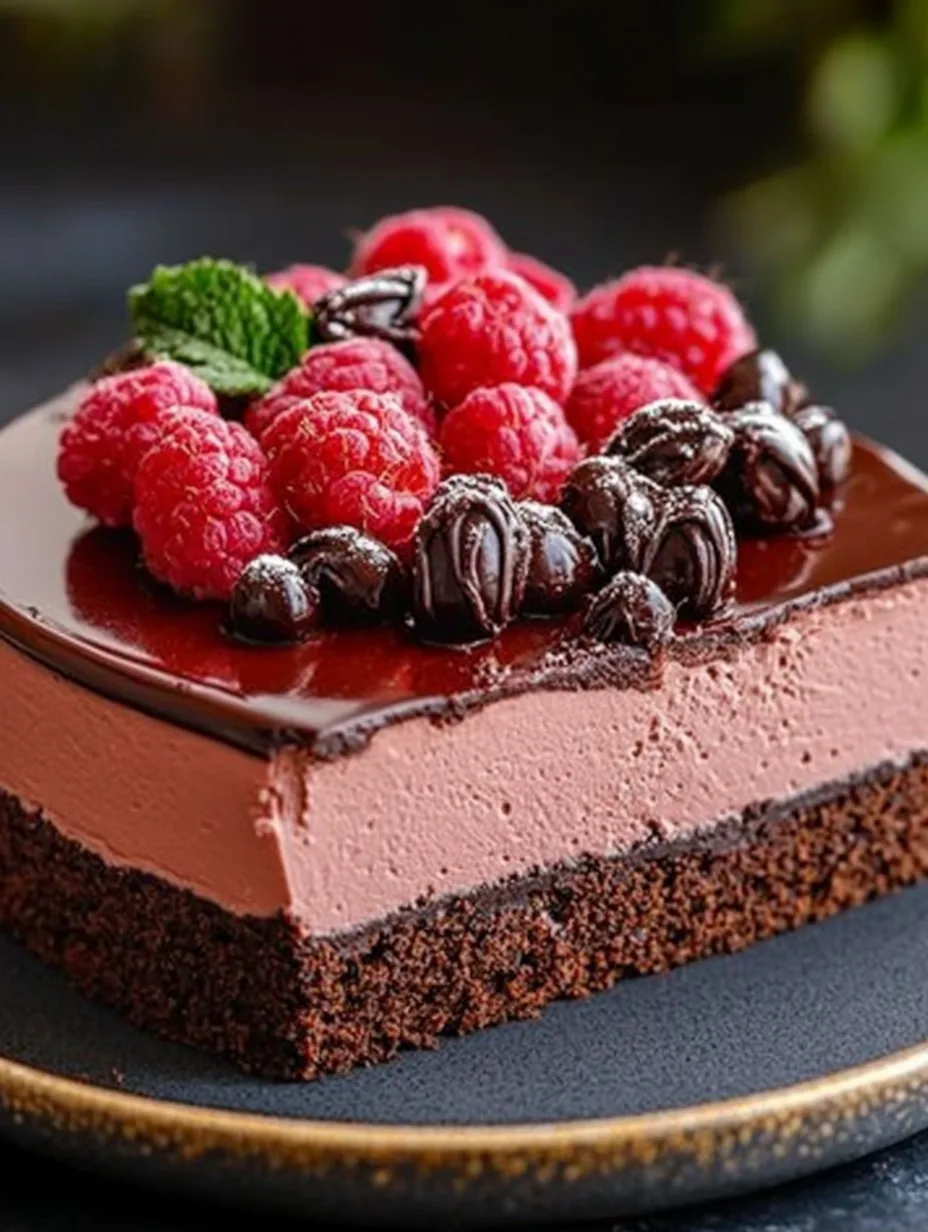 Mousse Au Chocolat Et Framboise