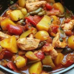 Poulet aux poivrons et pommes de terre fondantes en sauce tomate : Une Recette Incroyable Ultime à Découvrir 3 argactfmdbyuaujtlcbo